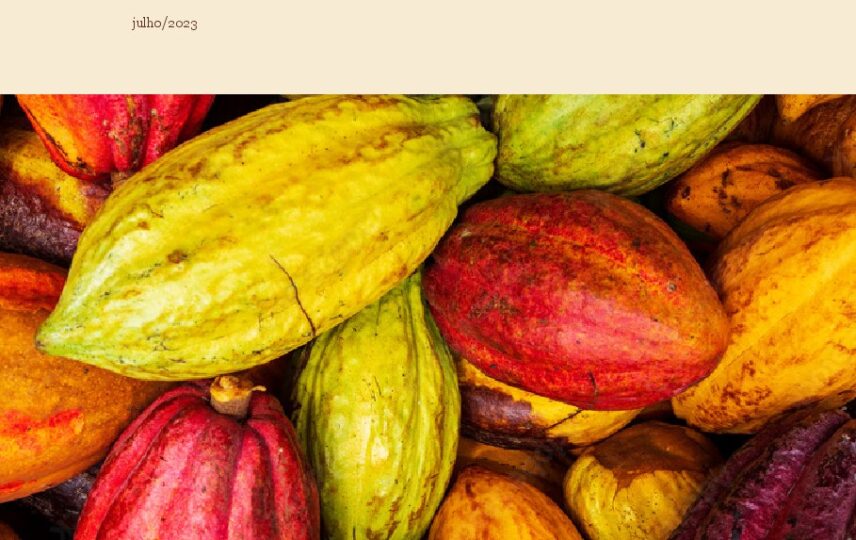 Capa: Mapeamento do Cultivo Sombreado de Cacau no Sul da Bahia